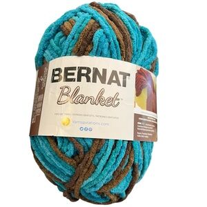 Bernat Blanket Yarn 10.5 oz/220‎ Yds, Super Bulky 6 MALLARD WOOD 10203 Soft Cozy